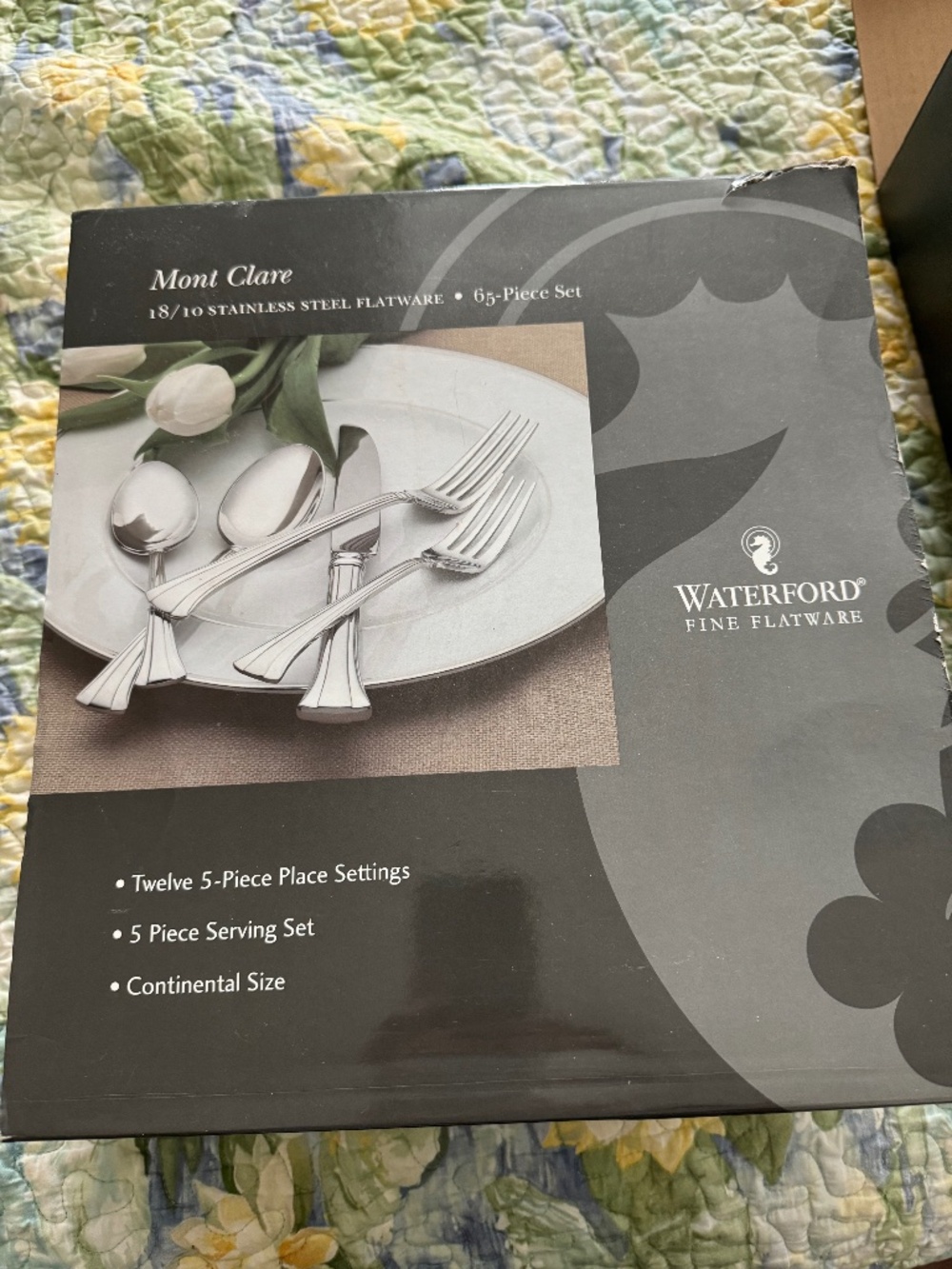 Waterford  Stainless Steel Flatware - 65 Piece Set